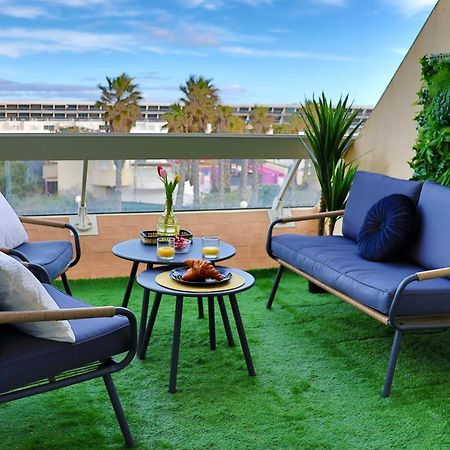 'Cap Confession' - Naturiste - Sea View - Beach - Parking -Air Conditionaire Agde Kültér fotó