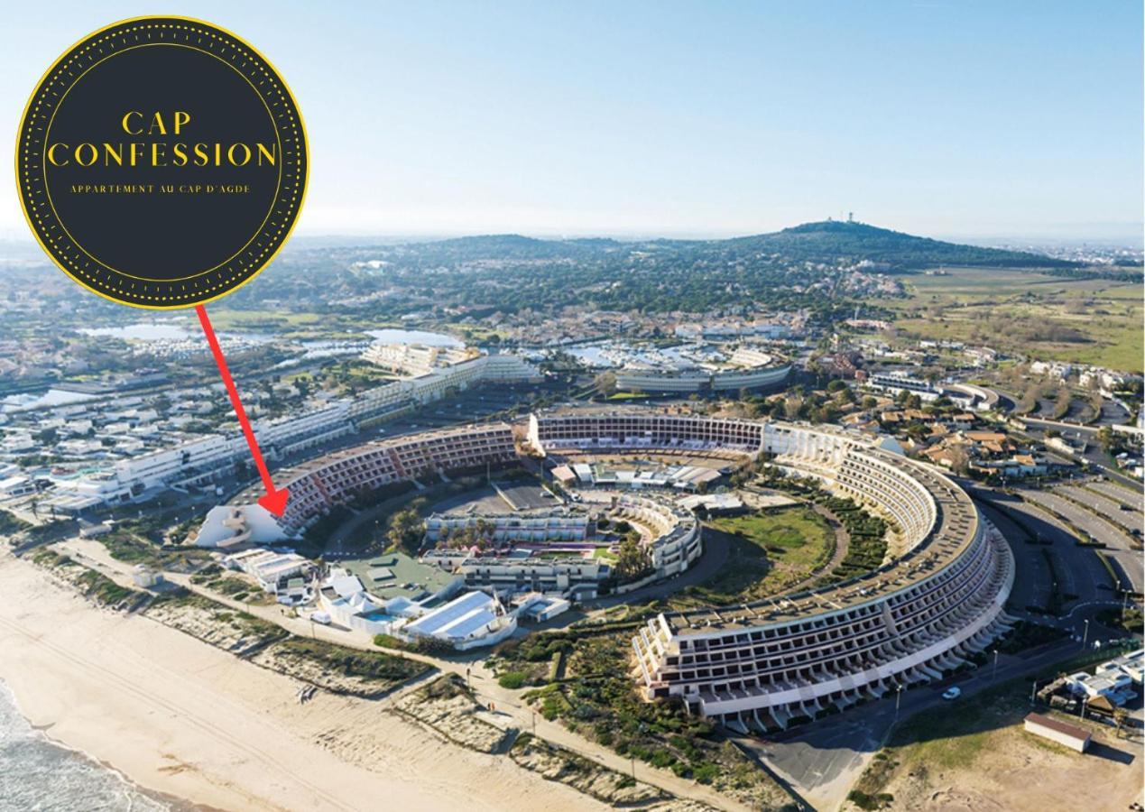 'Cap Confession' - Naturiste - Sea View - Beach - Parking -Air Conditionaire Agde Kültér fotó
